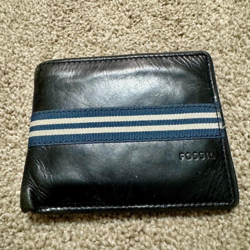 Vintage Leather Fossil Wallet